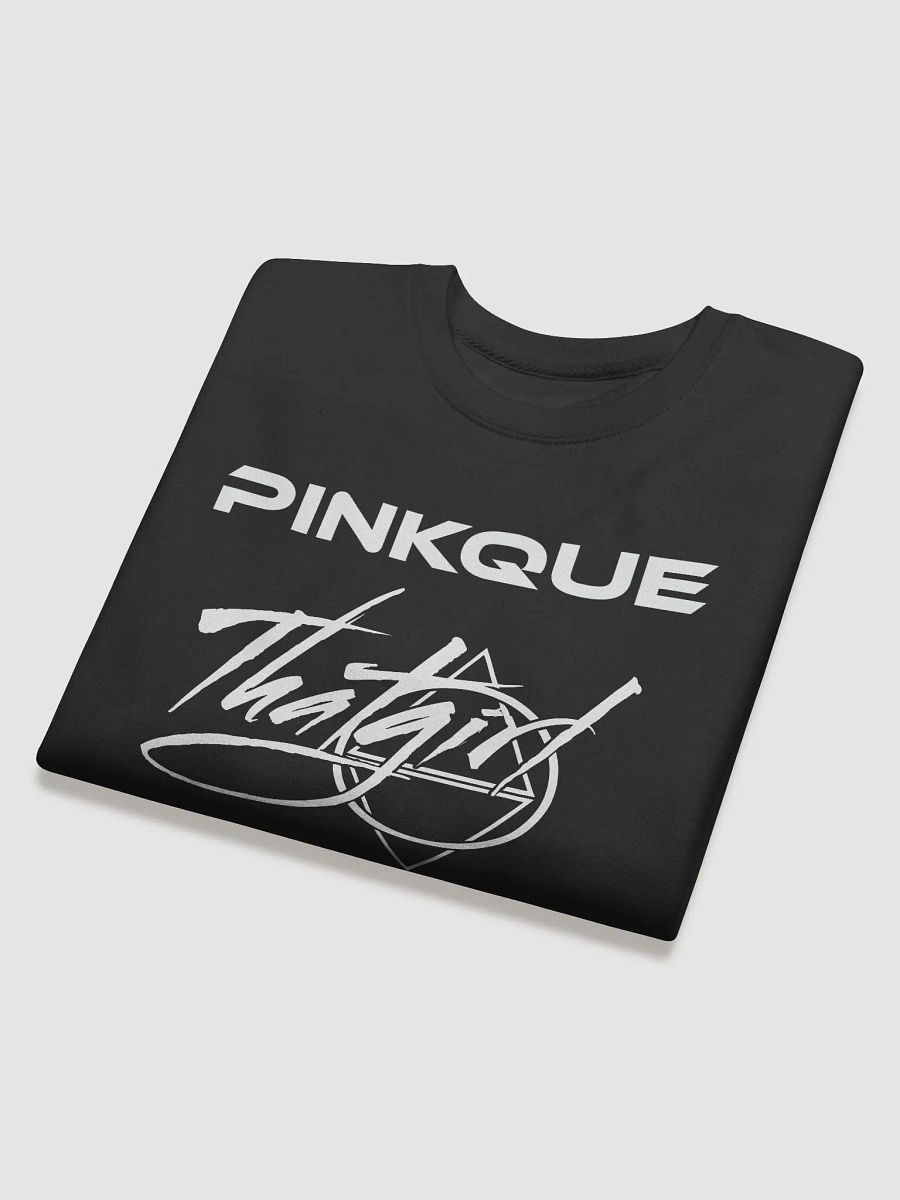 Pinkque x That Girl | Breathe Fire Unisex Premium Cotton Sweatshirt [COLLAB SERIES] (Logos Front & Lyrics Back) product image (4)