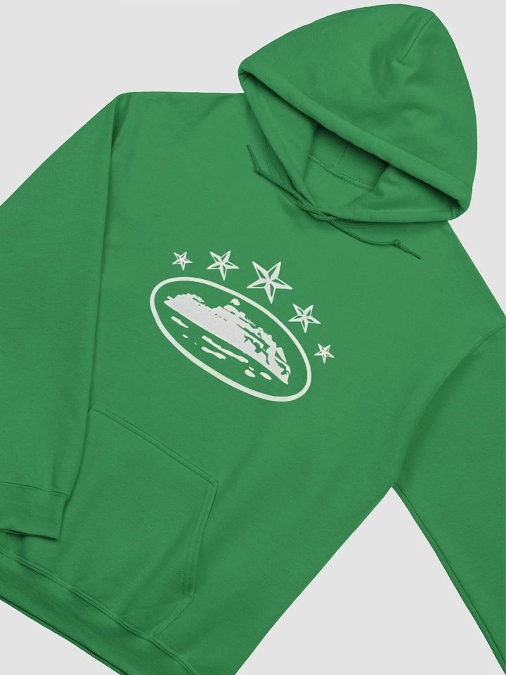 Corteiz 5 Starz Alcatraz Hoodie Green product image (2)