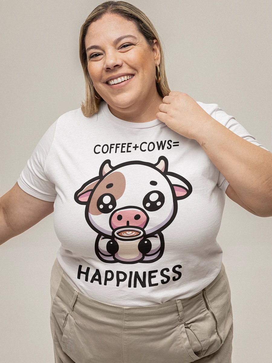 Coffee and Cows is Happiness Tshirt- Relaxed Fit product image (5)