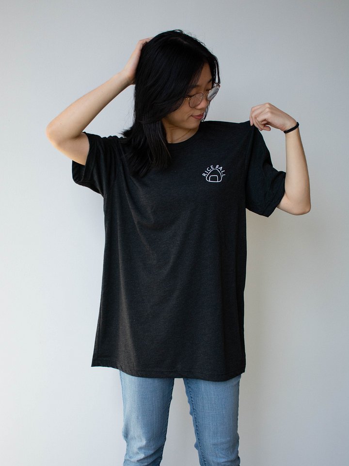 Rice Ball Triblend T-Shirt - (Charcoal Black) product image (1)