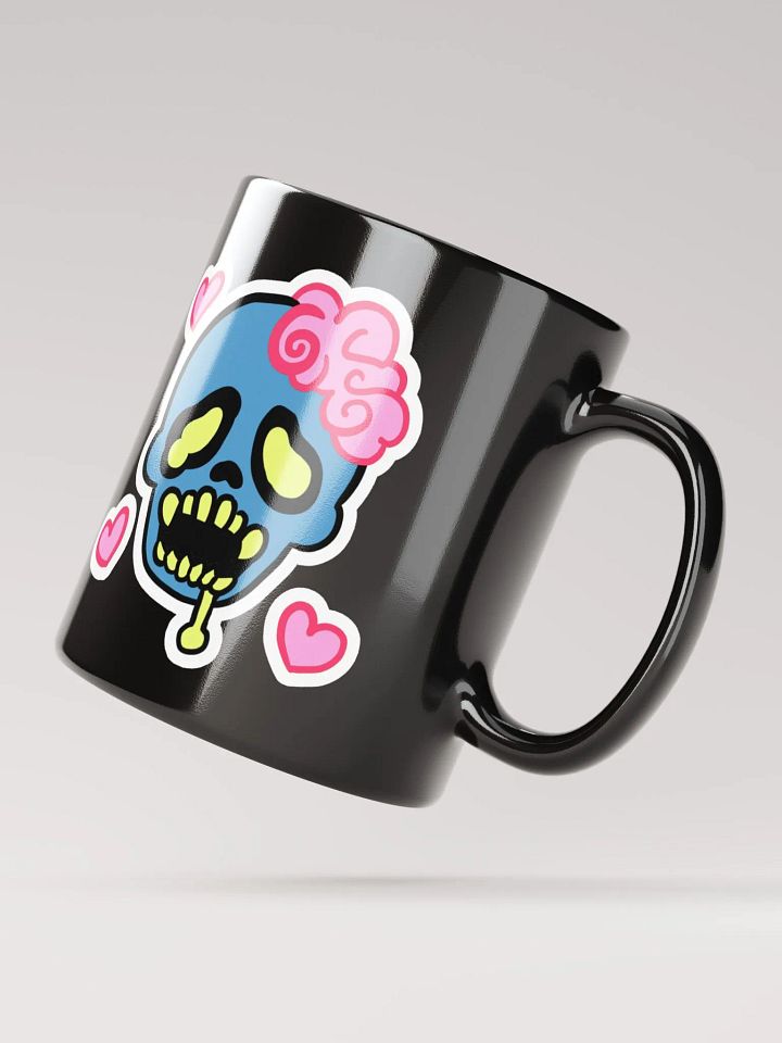 Undead but happy (black mug) product image (2)