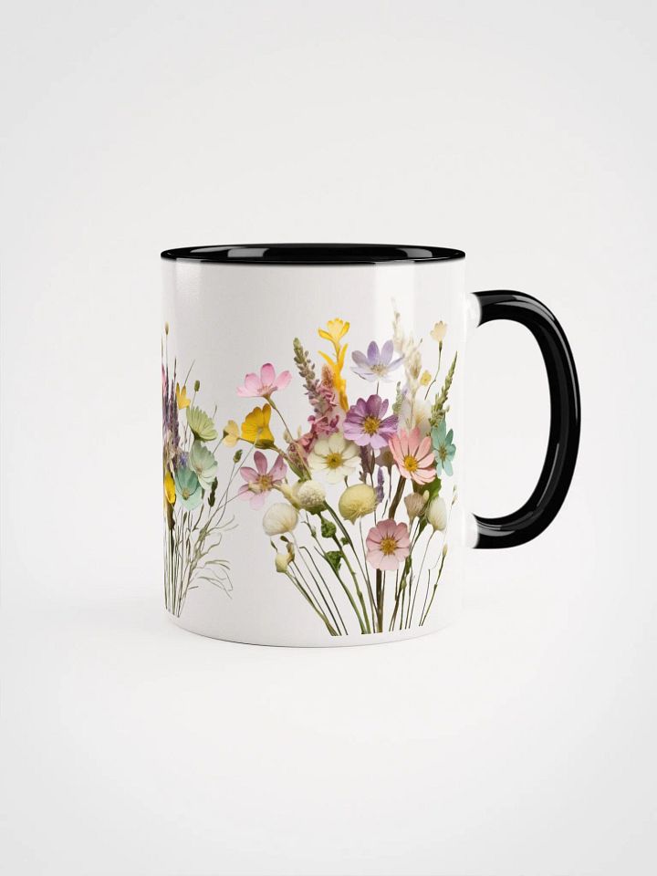 Boho Flowers Coloured Mug product image (1)