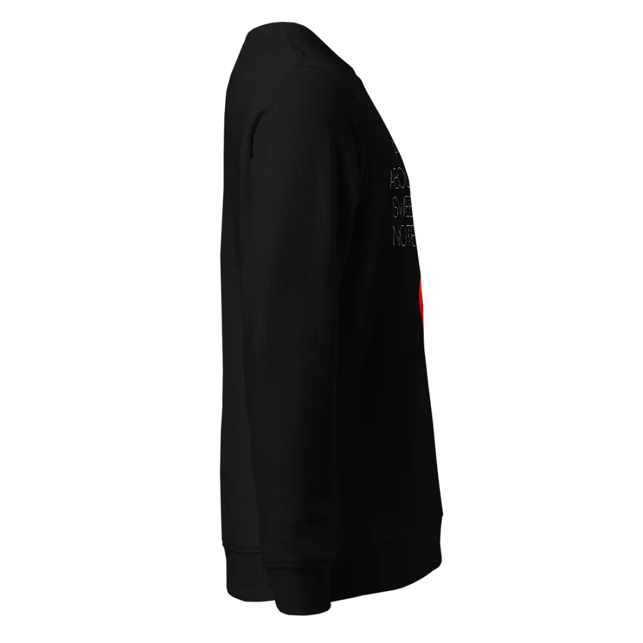 Sweatshirt For Singers / Musicians - All About Sweet Notes & Cherry Tones product image (4)