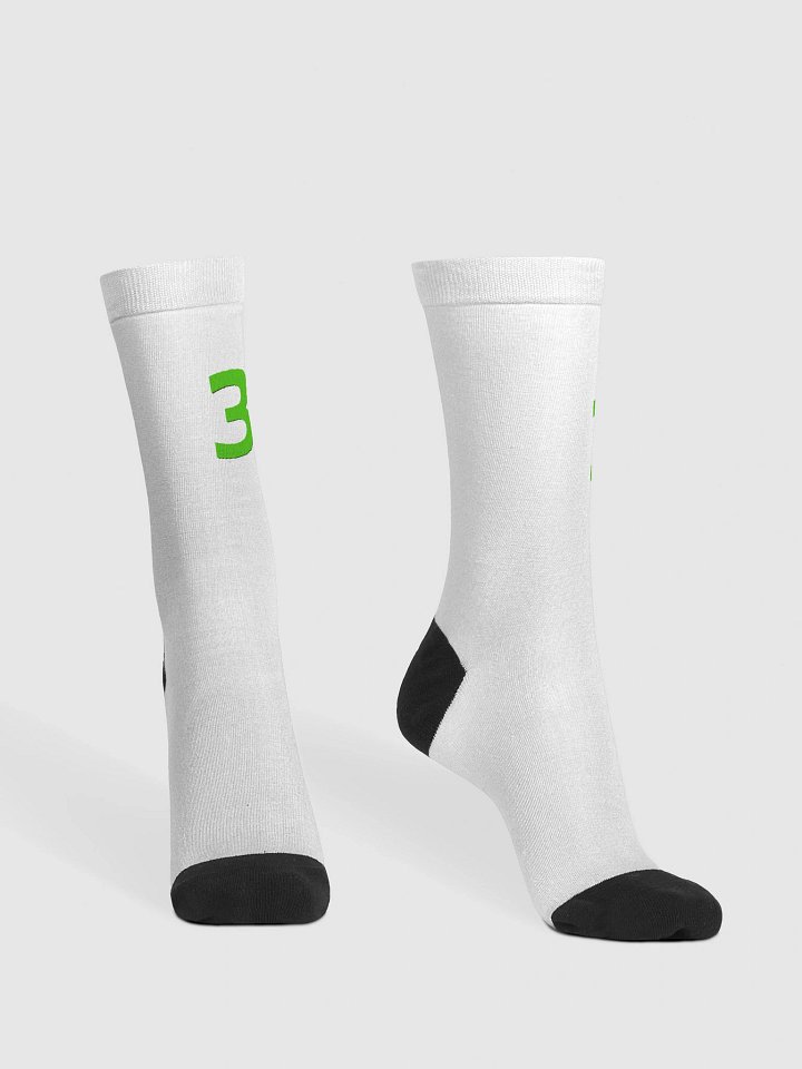 Eco-Friendly W-Shaped Crew Socks product image (2)