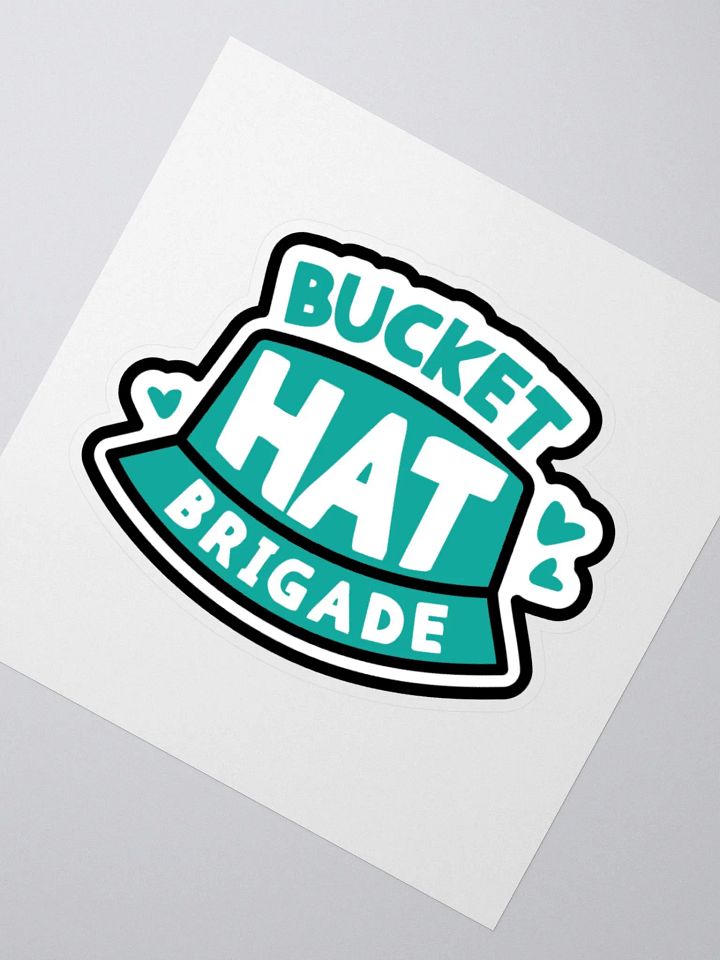 Bucket Hat Brigade Sticker product image (5)