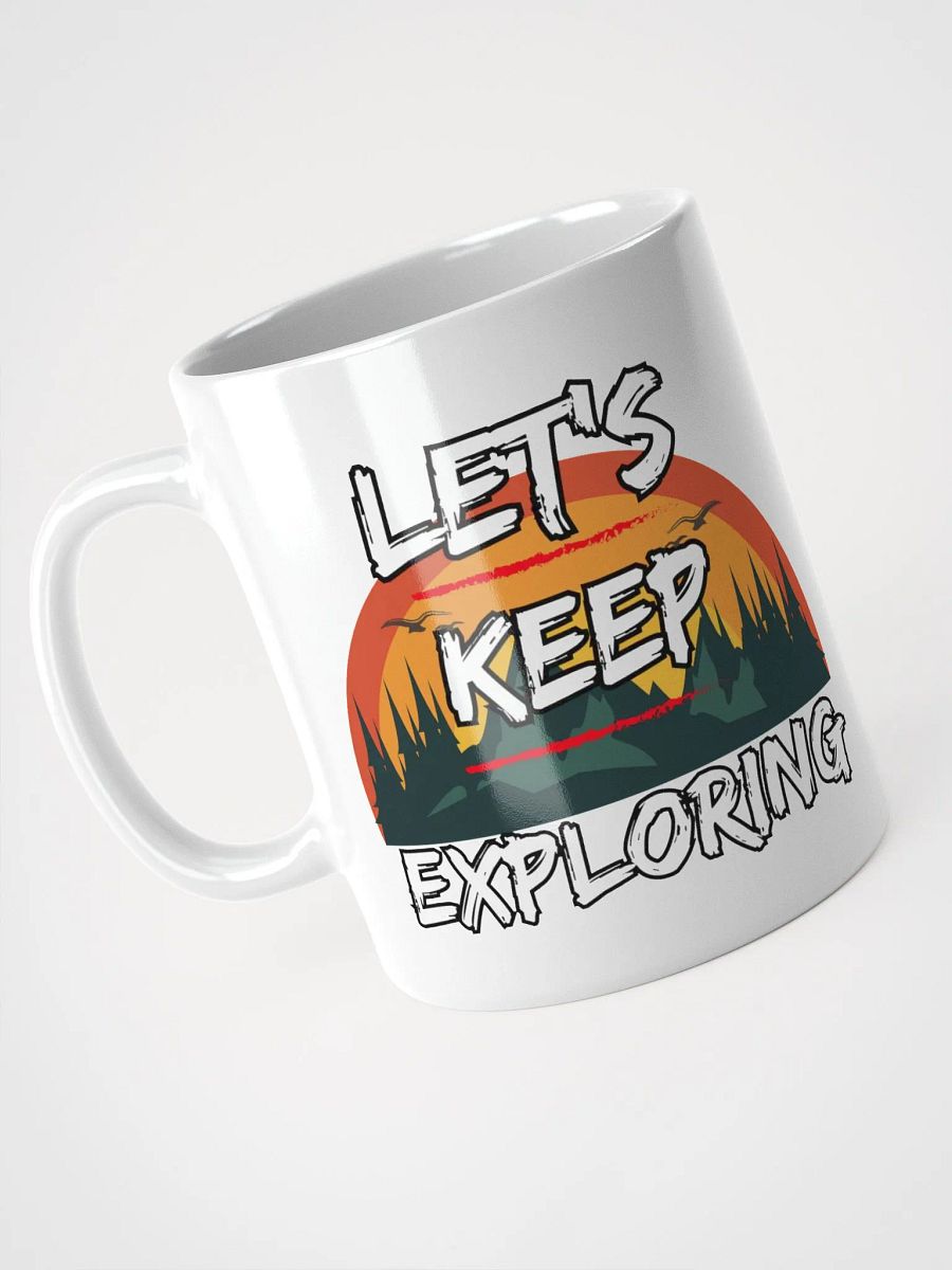 Let's Keep Exploring Camping White Mug product image (8)