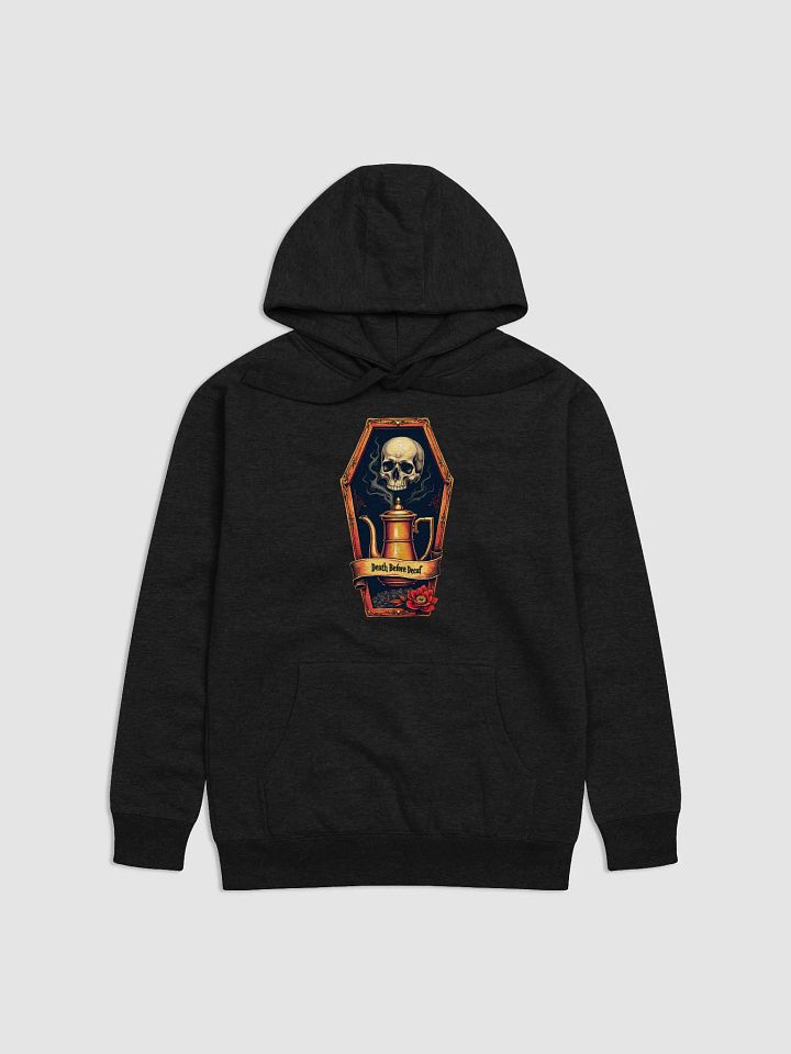 Gothic Death Before Decaf Hoodie product image (1)