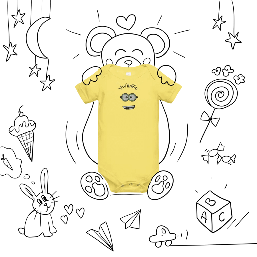 Minions Embroidered Baby Onesie product image (8)