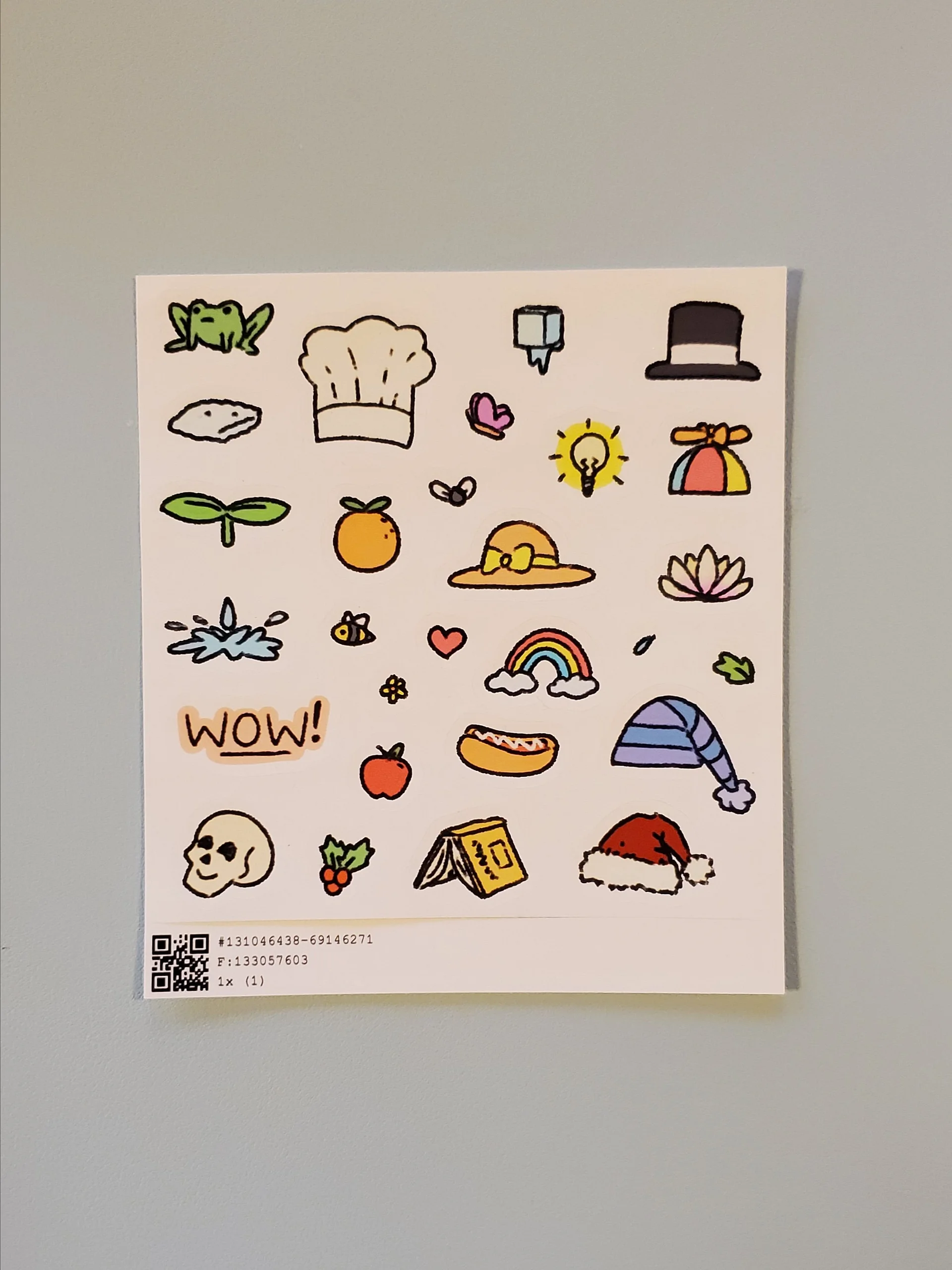 Hat Sticker 2026 Animal Calendar Add-On product image (7)