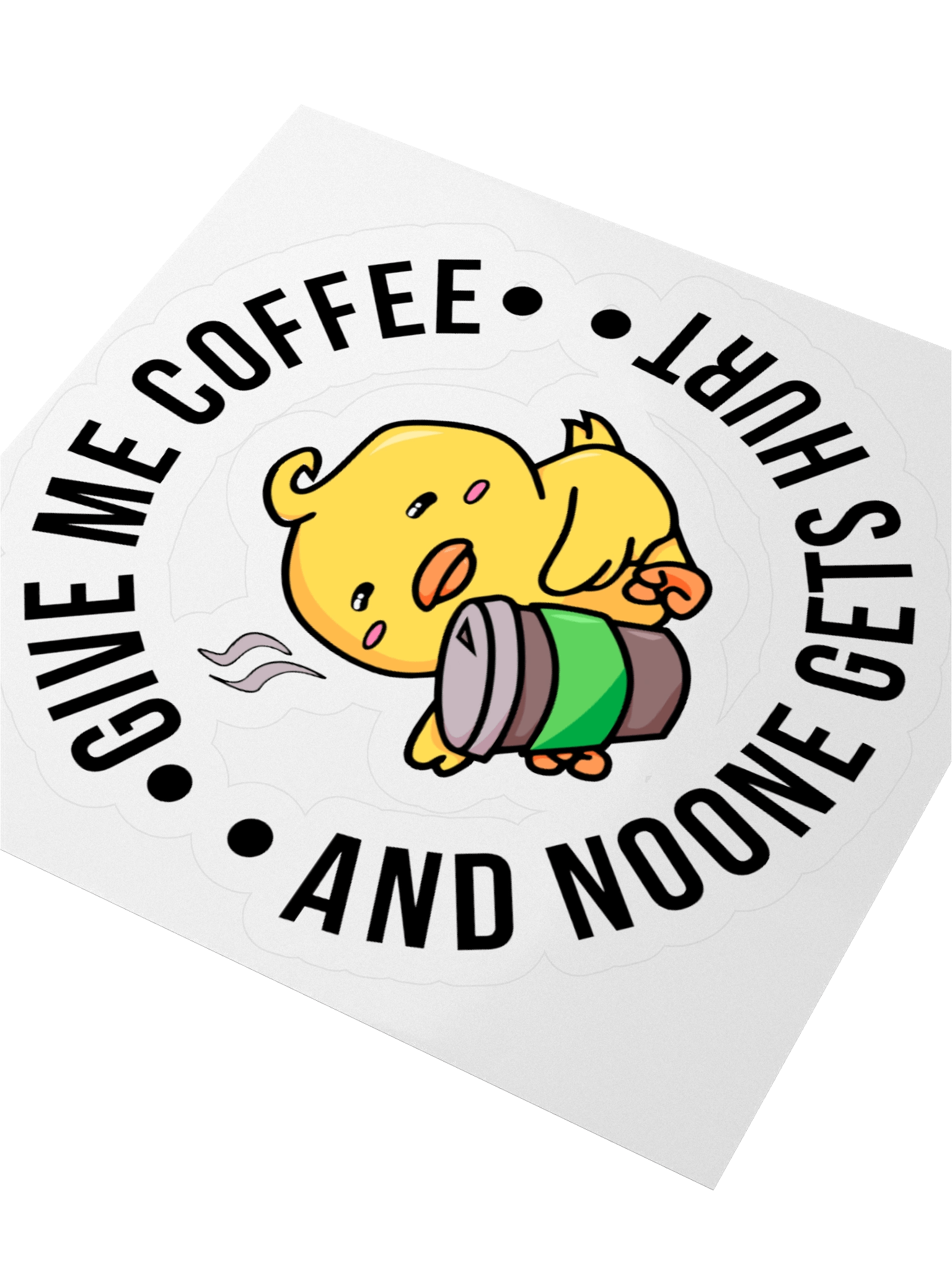 Give Me Coffee Sticker product image (8)