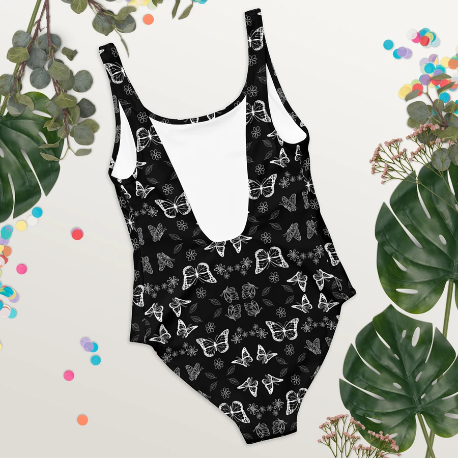 Black And White Butterfly Swimsuit product image (5)