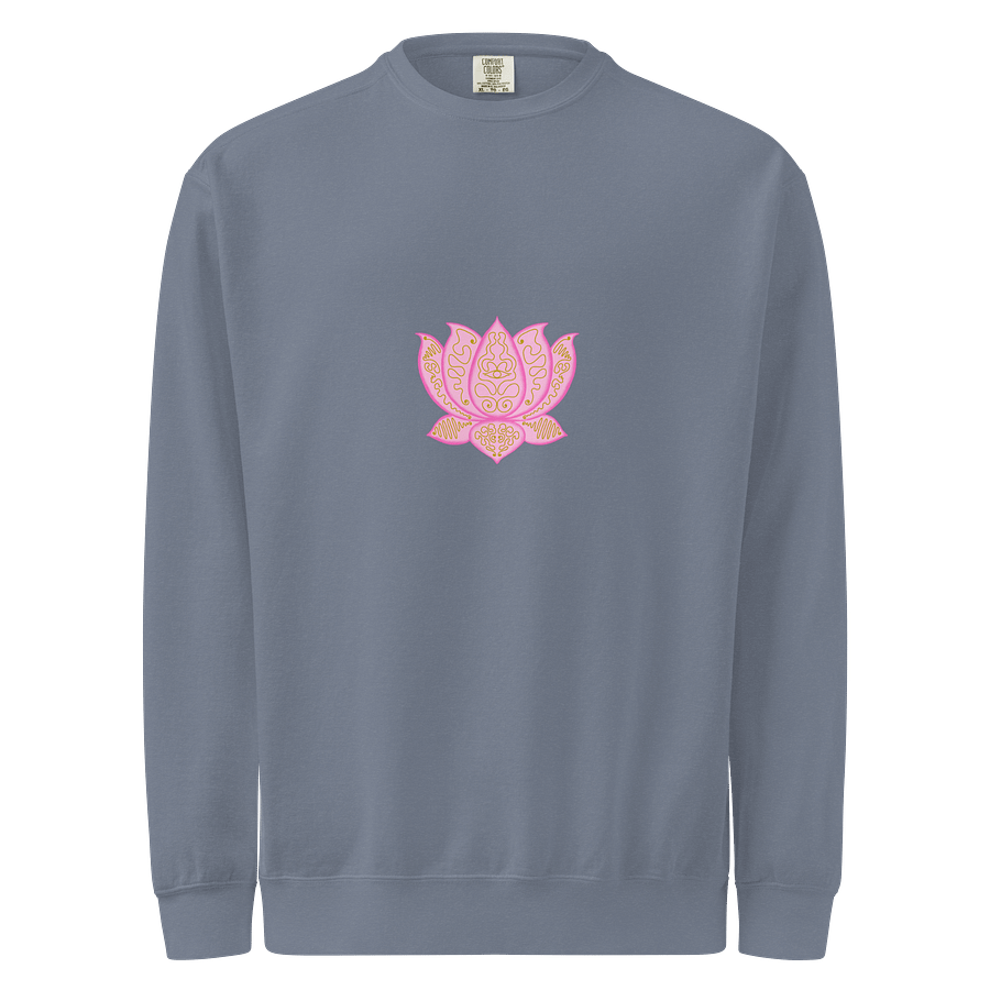 Lotus Bloom Golden Ornament Sweatshirt product image (1)