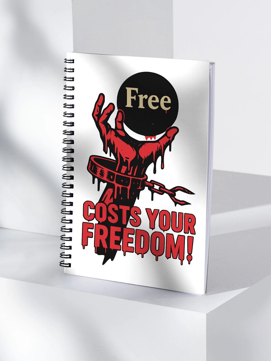 Freedom's Bloody Price A Brutal Cost Spiral Notebook product image (4)