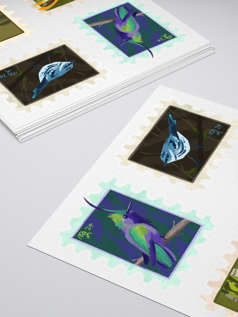 Bird Stamp Stickers Set 02 – Birbfest 2024 product image (3)
