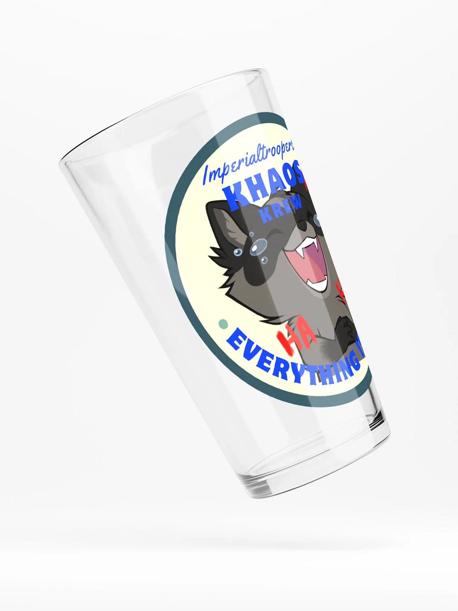 KHAOS KREW Laughing Pedro Pint Glass product image (4)