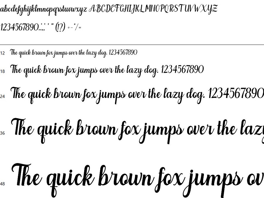 Glorynesia | Elegant Script Font product image (2)
