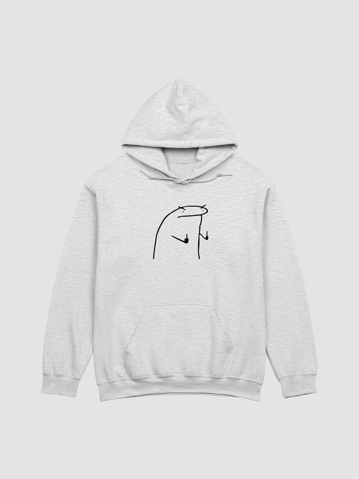 Meme Minimalist Drawn Figure Middle Finger Hoodie product image (10)