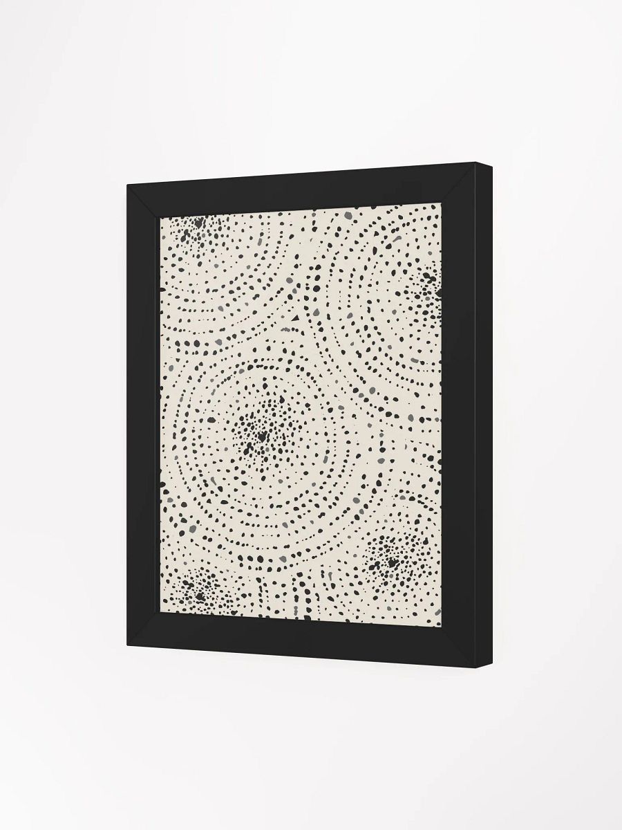 Swirling Motion Framed Matte Poster | Dynamic Abstract Art for a Modern Touch product image (3)