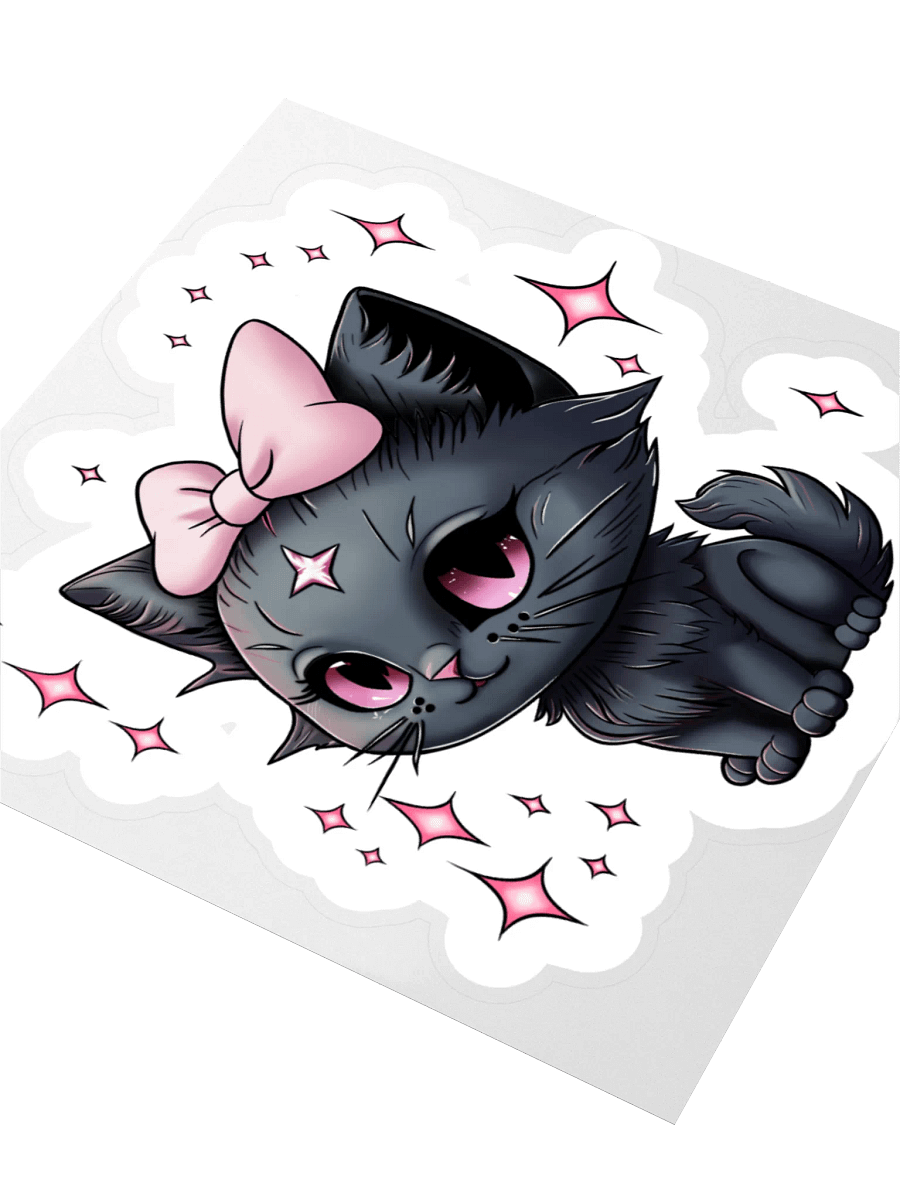 Tiny Terror Kiss Cut Stickers - No Words product image (8)