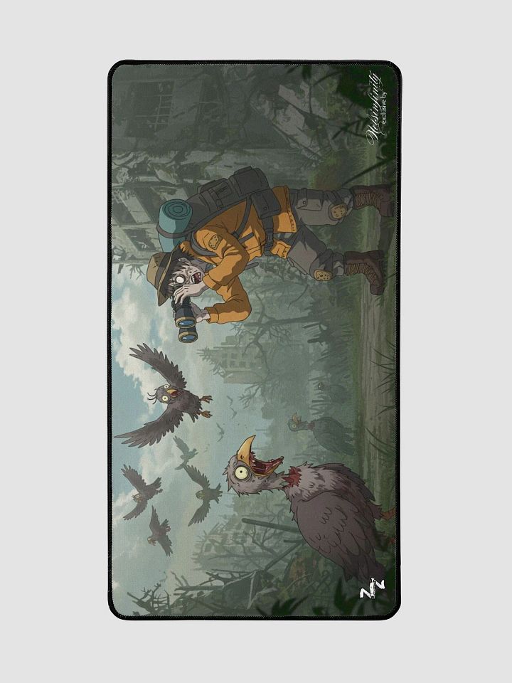 Exclusive Zombie Bird Watching Like A Zombie 03 Desk Mat product image (2)