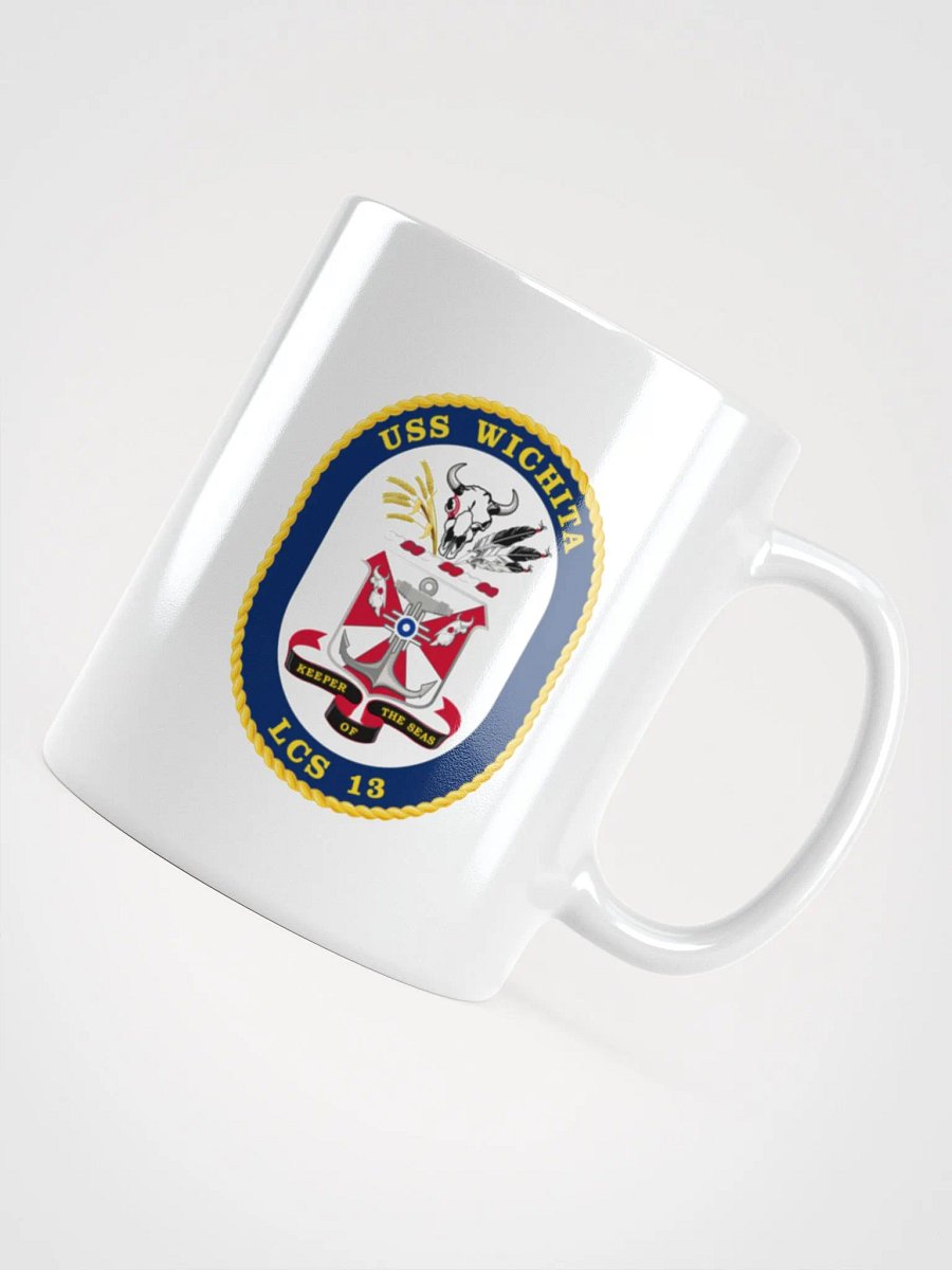 USS Wichita LCS 13 White Coffee Cup product image (4)