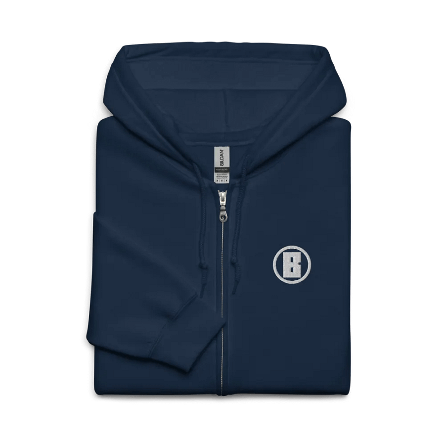 Embroidered Zip Up Hoodie - Unisex product image (3)