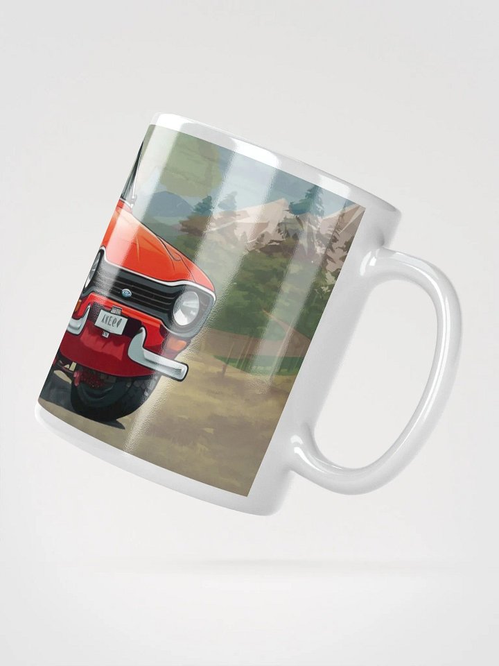 Cartoon Ford Escort MK1 Red product image (2)