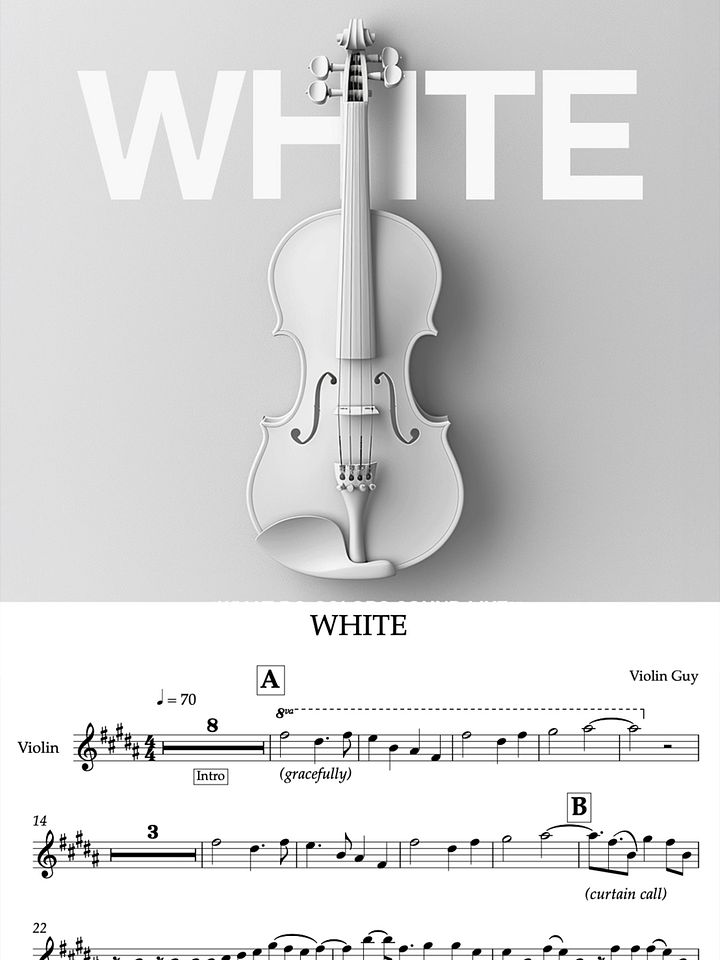 WHITE - Sheet Music product image (1)