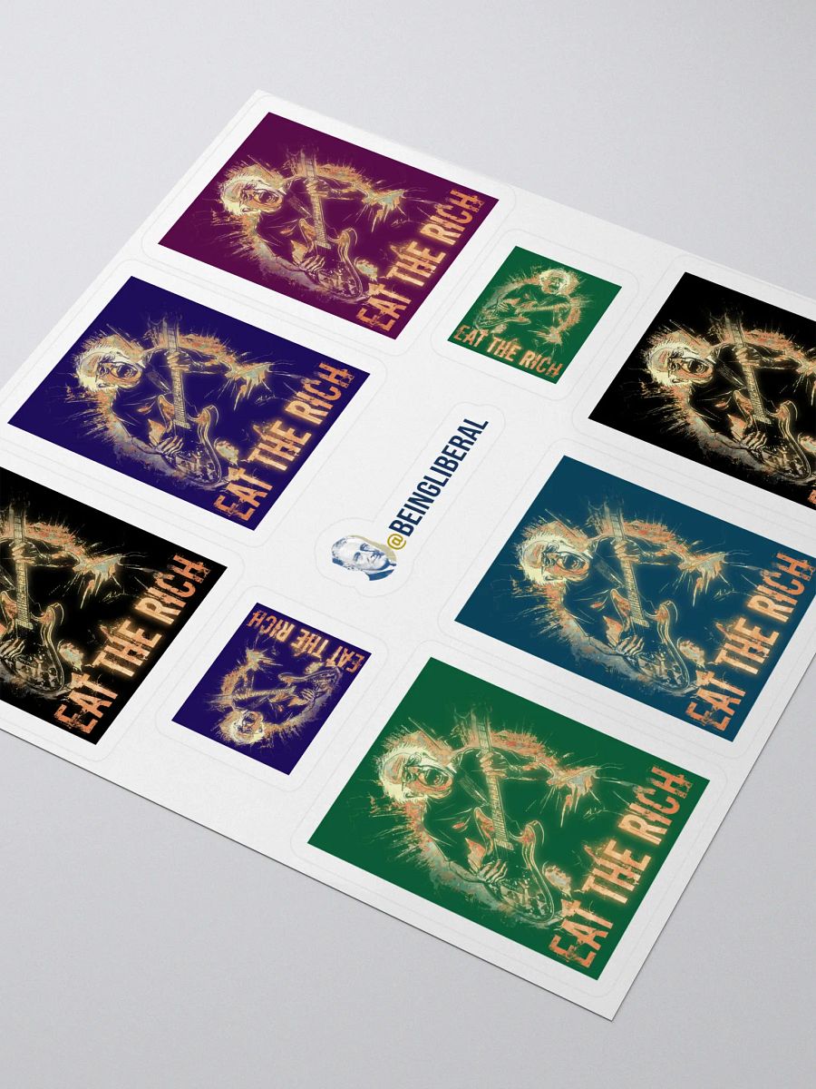 Eat The Rich Bernie Stickers - Being Liberal product image (3)