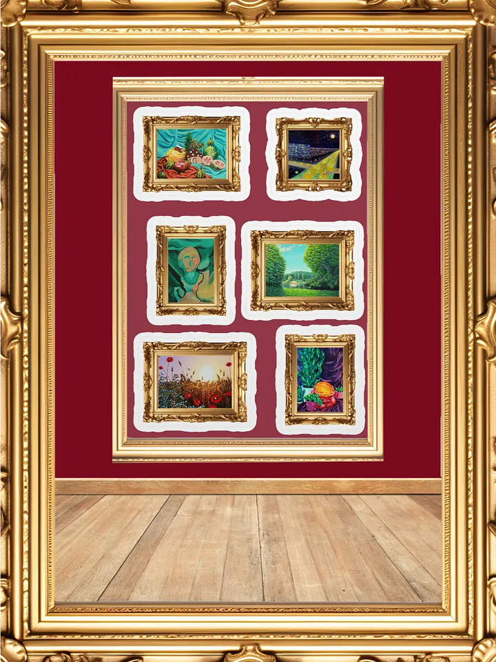 Golden Gallery Collection Sticker Sheet product image (1)