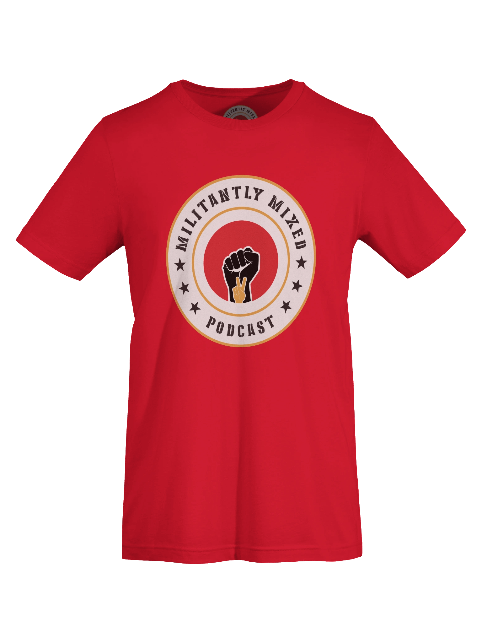 Militantly Mixed Podcast Logo Short-Sleeve Unisex T-Shirt product image (28)