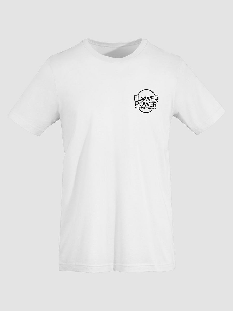 Flower Power Logo Tee (With Back Print) (White) product image (7)