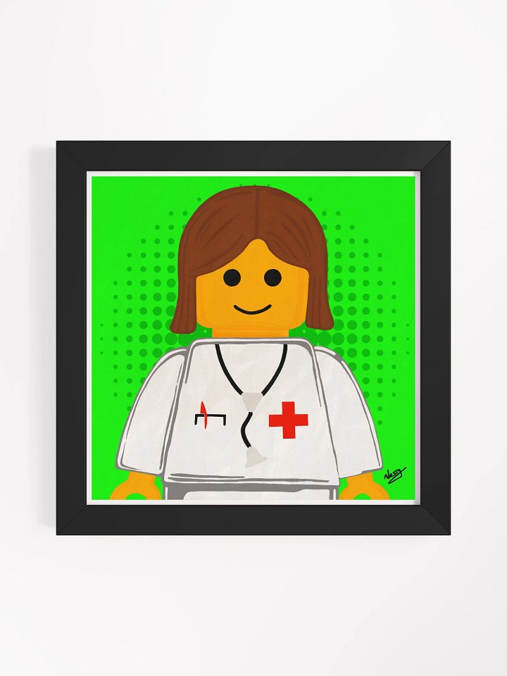 LEGO PEOPLE - Ms Doctor (Framed Matte Print) product image (1)