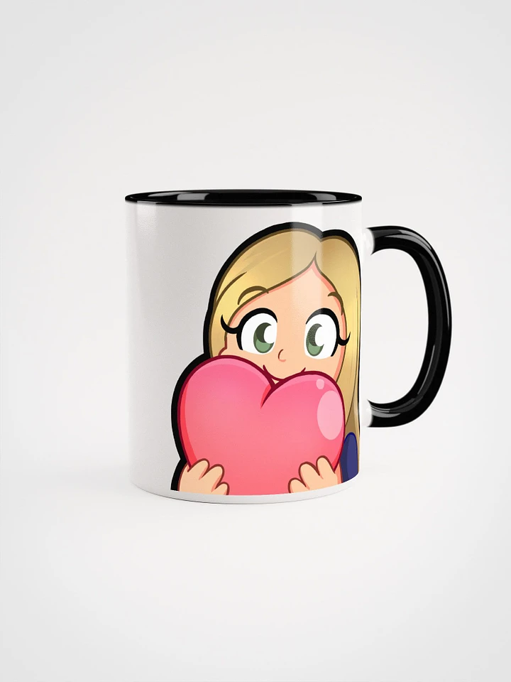 Cide Heart 11 oz Ceramic Mug with Color Inside product image (1)
