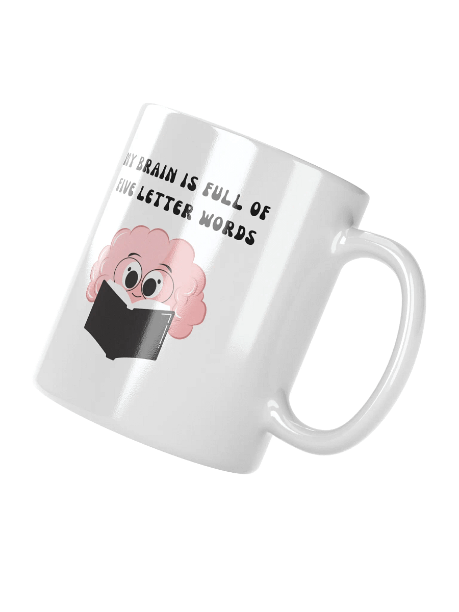 My Brain is full of Five Letter Words Mug product image (5)