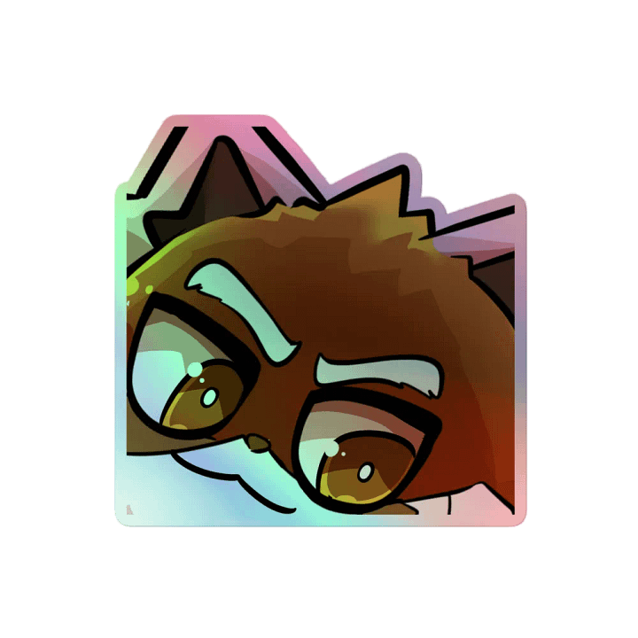 Holographic Smug Sticker product image (2)