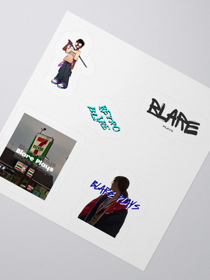 Reefzo Blare Kiss Cut Stickers product image (3)