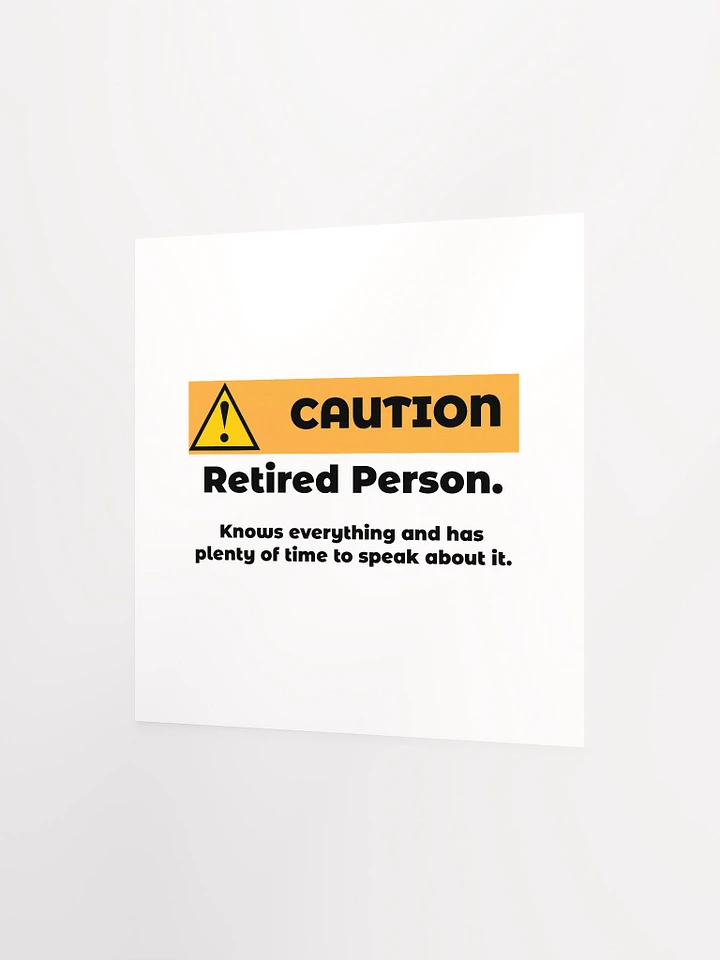 Caution Retired Person product image (10)