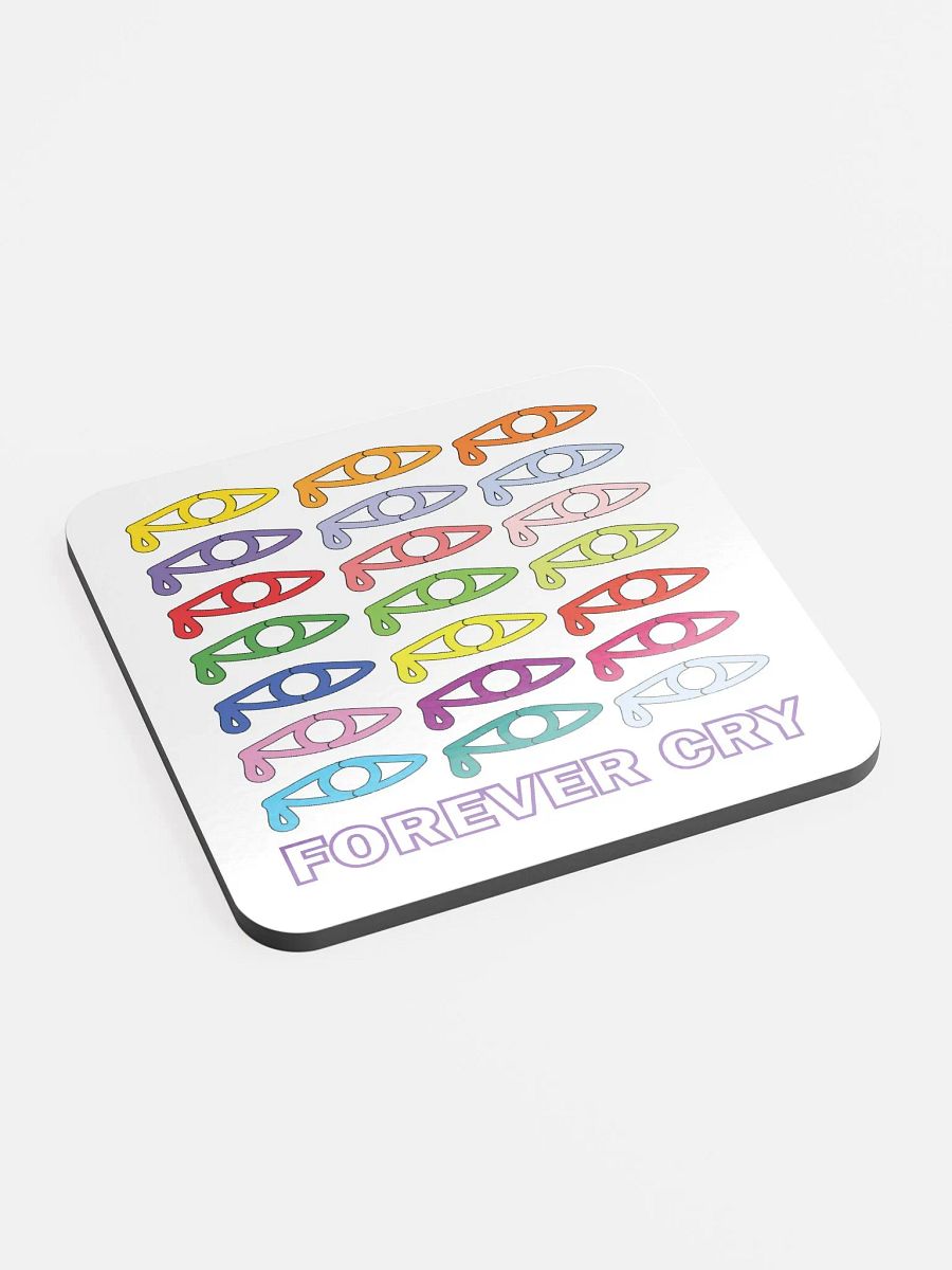 Forever Cry - Multi-Colour - Glossed Cork Coaster product image (3)