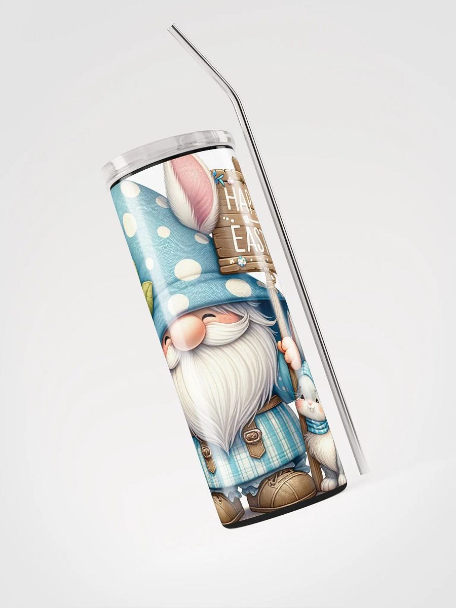 Whimsical Easter Gnome Stainless Steel Tumbler product image (6)