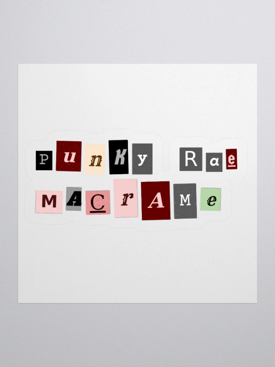 Punky Rae Ransom Sticker product image (1)