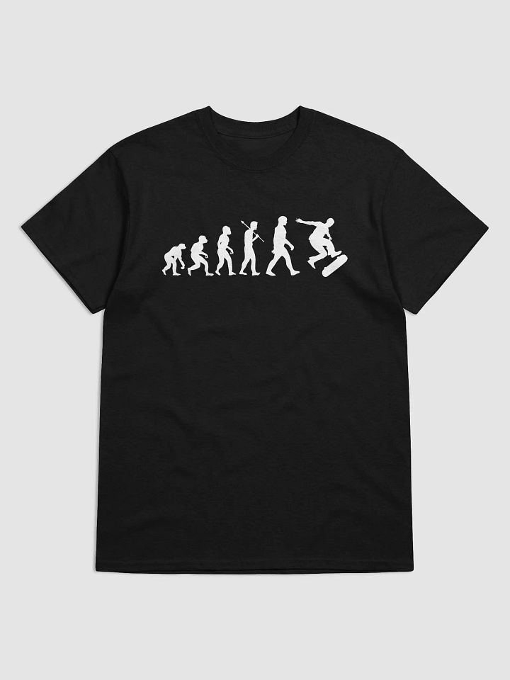 Human evolution skateboarder, Funny skateboarding T-shirt, Unisex product image (3)