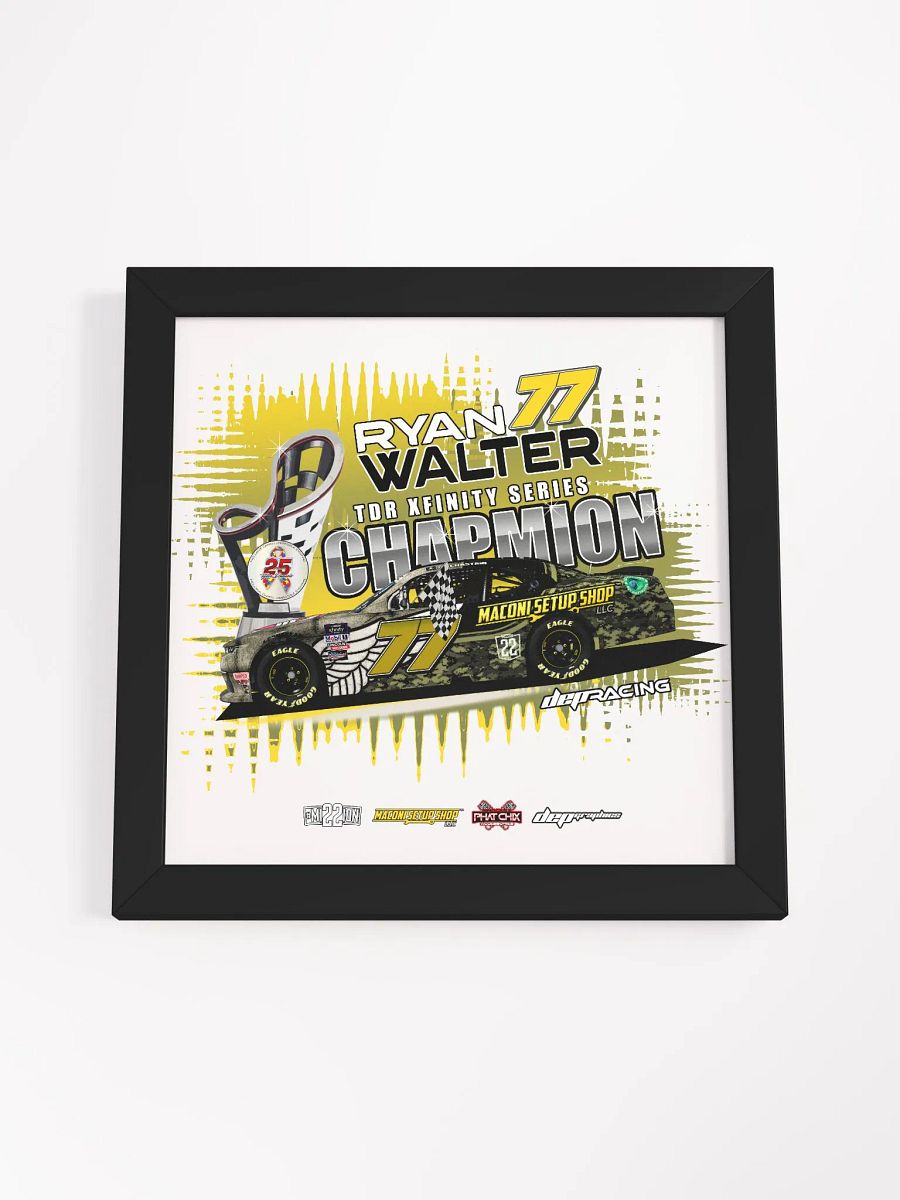 Ryan Walter Xfinity Champion Framed Art product image (16)
