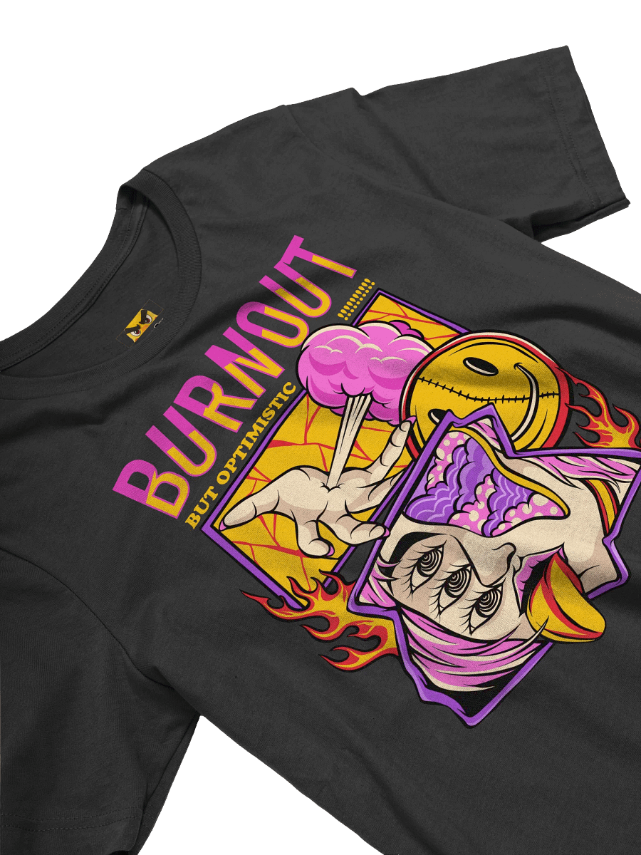 Psychedelic Burnout Graphic T-Shirt product image (3)