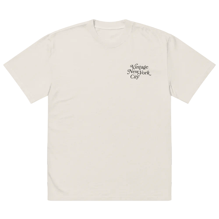 NYC Vintage - Embroidered Logo, Garment Dyed Oversized Tee product image (2)