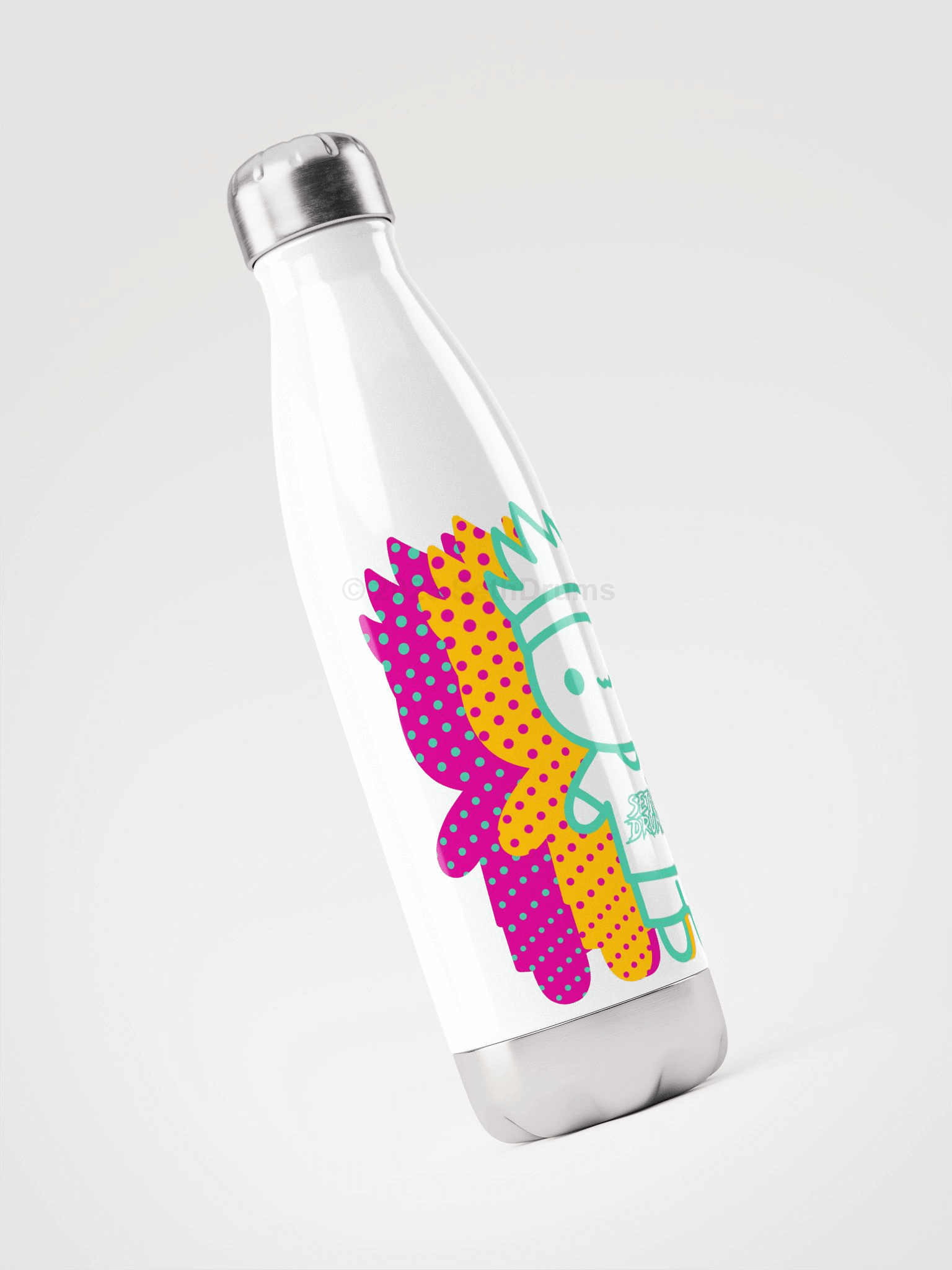SethDrums Pop Art Wiggle Water Bottle product image (4)