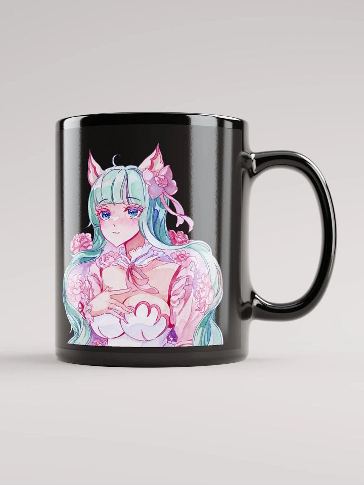 Peonies, My Love! Black Glossy Mug product image (2)