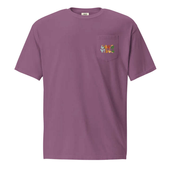 Groovy Good Vibes Pocket Tee product image (10)