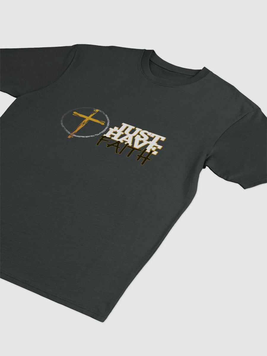JUST HAVE FAITH Company Logo - Black Shirt product image (3)