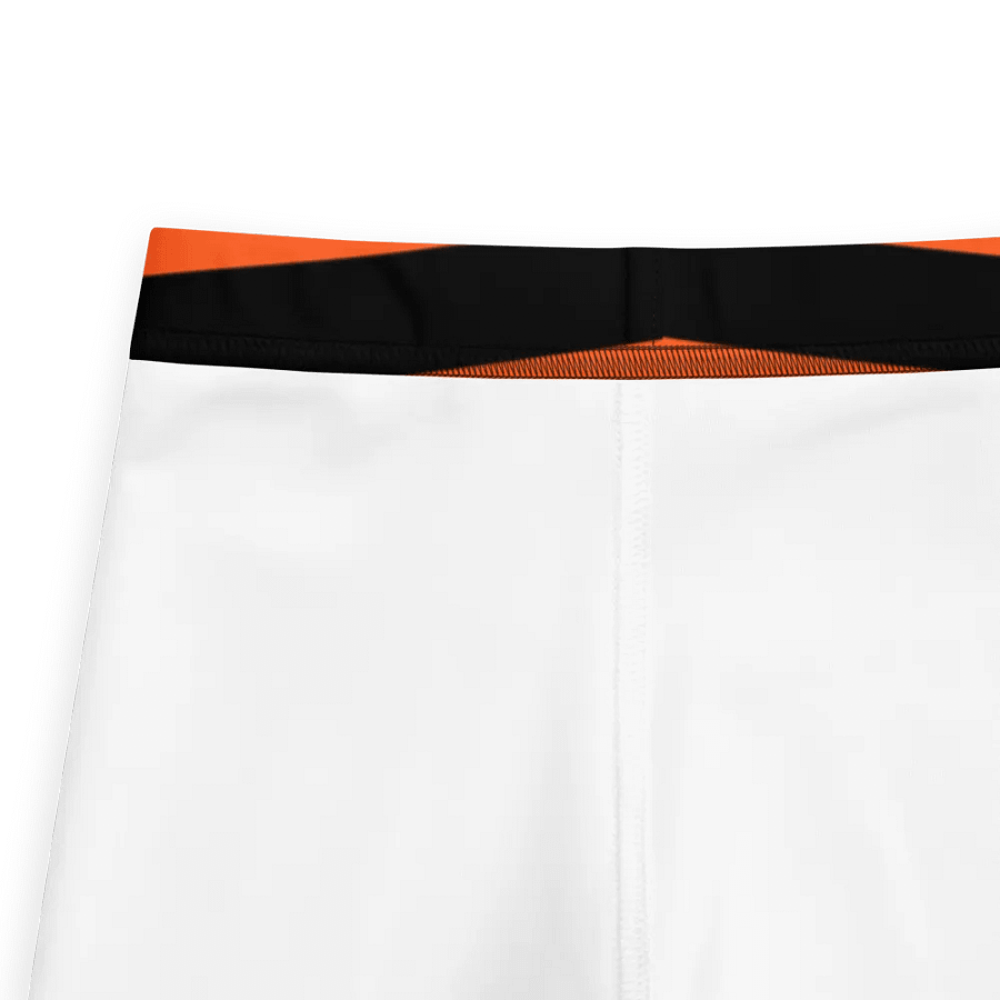 Striped Black and Orange Kids Leggings product image (4)